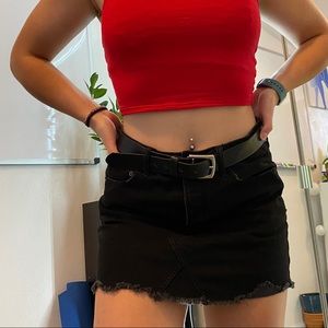 American Eagle Black Mini Skirt